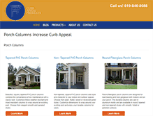 Tablet Screenshot of curbappealproducts.com